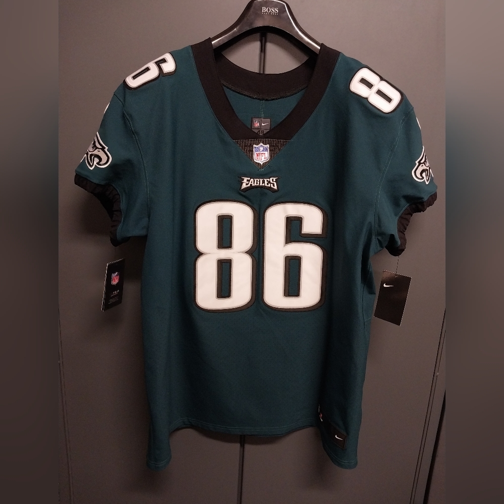 Nike elite vapor authentic Philadelphia Eagles Zach Ertz auto jersey size 48 2nd